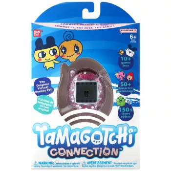 Rokas digitālais mājdzīvnieks Bandai Tamagotchi Connection Pink Glitter — virtuālā mājdzīvnieka rotaļlieta