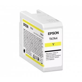 Epson UltraChrome Pro 10 T47A4 Yellow oriģinālā dzeltenā tintes kasetne