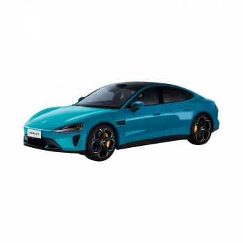 Lietā metāla 1:18 mēroga modeļauto Xiaomi SU7 — salikts klasiskais auto, 278×108×81.5 mm