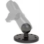 RAM RAM-B-202U - Lodveida savienojums - Melns pulverkrāsots - saderīgs ar: RAM-B-103U, RAM-B-201U-C, RAP-B-166-A-DU1