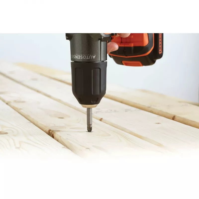 Urbjmašīna Black & Decker ASD18K-QW, bezatslēgas patrona, 1.5 Ah, melna/oranža