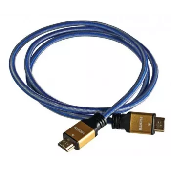 HDMI kabelis IBOX ITVFHD04 1.5 m, HDMI 2.0, 18 Gbps, 4K (4096×2160), apzeltīti kontakti, vīrietis-vīrietis
