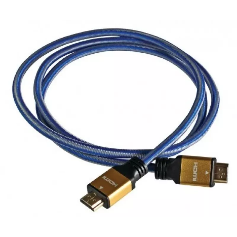 HDMI kabelis IBOX ITVFHD04 1.5 m, HDMI 2.0, 18 Gbps, 4K (4096×2160), apzeltīti kontakti, vīrietis-vīrietis