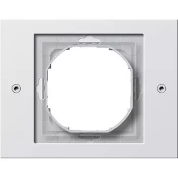 Gira TX_44 balts elektroinstalācijas rāmis, termoplasts, 110×86 mm, klasisks dizains