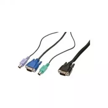 KVM kabelis Digitus DC-19102 Melns 3,00 m