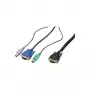 KVM kabelis Digitus DC-19102 Melns 3,00 m
