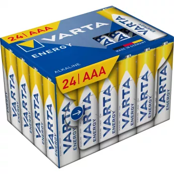 Sārma baterijas Micro (AAA) Varta ENERGY Cube 24 iepakojums (MPN 4103229234)