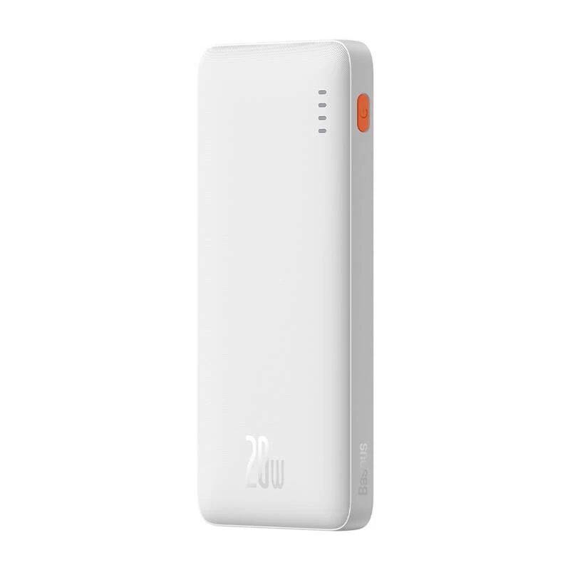 Baseus Airpow Litija polimēra power bank 10000 mAh 20 W Balts