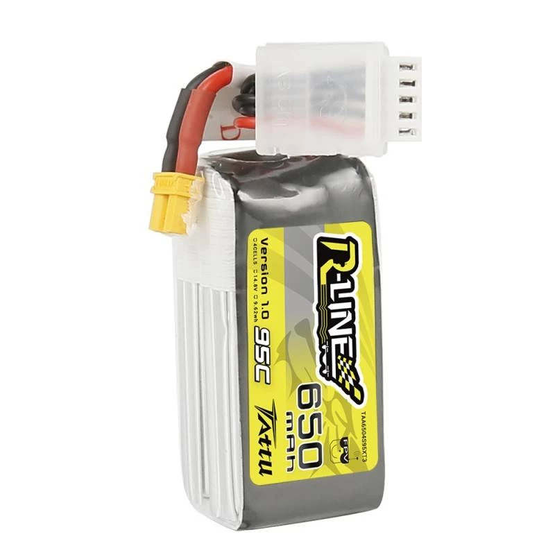 Tattu R-Line 650mAh 14,8V 95C 4S1P XT30 akumulators