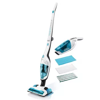 Bezvadu putekļsūcējs ETA Moneto II Aqua Plus 3-in-1 rokas/kāta modelis, mazgāšanas funkcija, 21,6 V, līdz 50 min darbības laiks