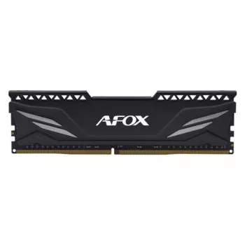 DDR4 16GB 3200MHz CL16 RAM modulis — AFOX GAMING AFLD416PS1CAB, vienrindas, XMP2, 1.35V, melns dzesētājs