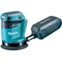 Orbitālā slīpmašīna Makita DBO180Z — 18V Li-Ion, 125 mm paliktnis, 2,8 mm orbīta, 7000–11000 apgr./min, putekļu maiss, 1,7 kg