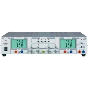 Voltcraft VSP 2653 laboratorijas barošanas bloks, regulējams, 0,1–65 V/DC, 0–3 A, 399 W, 3 kanāli