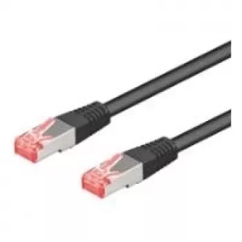 Goobay 731812 tīkla kabelis 10 m Cat6a S/FTP (S-STP) melns