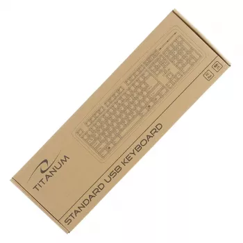 Titanum TK101 tastatūra USB melna