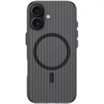 4smarts Aero Ribbed Design Case iPhone 17 16 cm (6.3 collas) Melns Caurspīdīgs