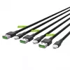 Lightning kabeļu komplekts Green Cell KABGCSET04 30cm 120cm 200cm