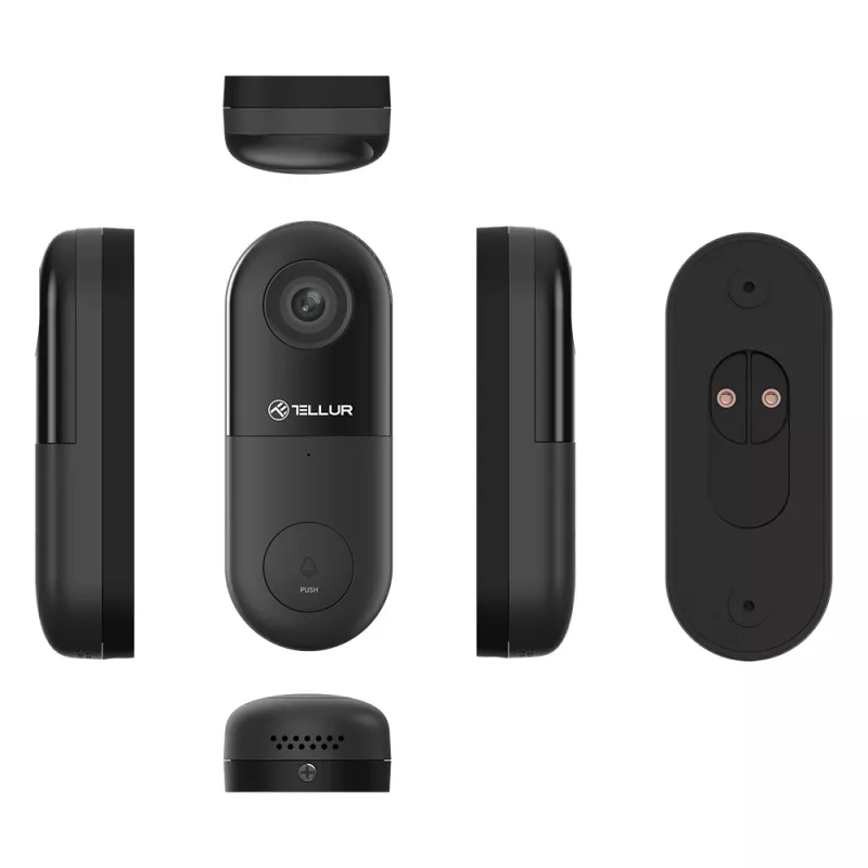 Video durvju zvans Tellur T-MLX46892 1080P Vadu PIR kustības sensors