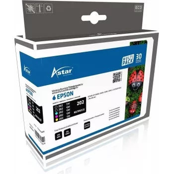 AS70704 ASTAR EPSON XP6000 Tinte (5) ST T02E74010 / 202 1x7,1ml + 4x4,8ml cmyphbk