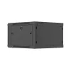 Sienas stiprinājuma 19 inch skapis 6U 600x600 melns