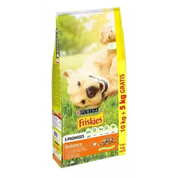 PURINA Friskies Balance Vistas gaļa ar dārzeņiem - sausā suņu barība - 10 + 5 kg