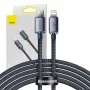 Baseus CAJY000301 mobilā tālruņa kabelis Pelēks 2 m USB C Lightning