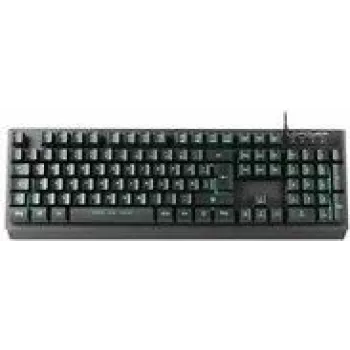 Lc-power LC-KEY-4B-LED Melna pilnizmēra taustiņu apgaismojuma USB tastatūra