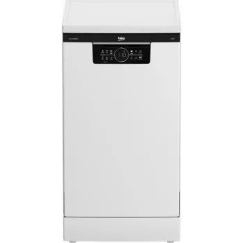 BEKO BDFS26120WQ Brīvi stāvoša trauku mazgājamā mašīna, 45 cm, 6 programmas, invertora motors, trešā atvilktne, balta
