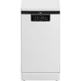 BEKO BDFS26120WQ Brīvi stāvoša trauku mazgājamā mašīna, 45 cm, 6 programmas, invertora motors, trešā atvilktne, balta