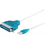 Paralēlā printera kabelis ShiverPeaks 75607 1.2 m USB-Centronics