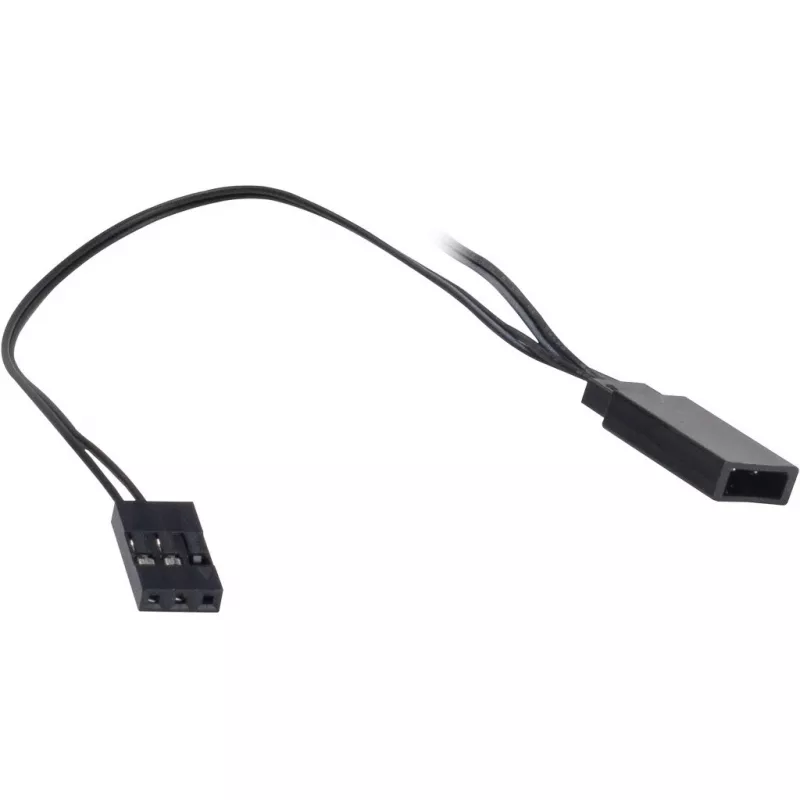 INTER-TECH Argus RS-051 RGB 120 mm korpusa ventilators, 900 apgr./min., melns