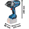 Bosch GDS 18V-1050 H triecienskrūvgriezis 1750 RPM Melns, Zils, Sarkans