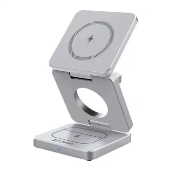 Bezvadu lādētājs BlitzWolf BW-IW30 3-in-1 ātrās uzlādes stacija iPhone un Samsung, bezvadu 3 ierīču uzlāde