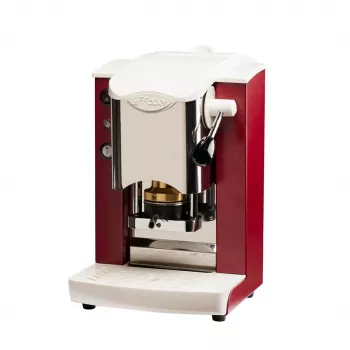 Espresso automāts FABER Faber Slot Inox ESE Pad, sarkanvīna/balts/nerūsējošais tērauds - saderīgs ar ESE kapsulām