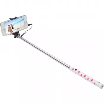 Ultron Selfie Hot Shot White pašbildes nūja 15-45 cm ar slēdzi rokturī (173950)