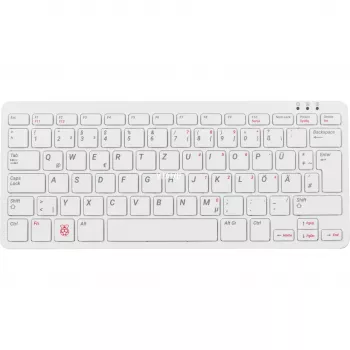 Vadu USB tastatūra Raspberry Pi KEYBOARD DE RB-TASTA01W — Vācu izkārtojums