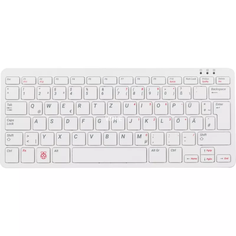 Vadu USB tastatūra Raspberry Pi KEYBOARD DE RB-TASTA01W — Vācu izkārtojums