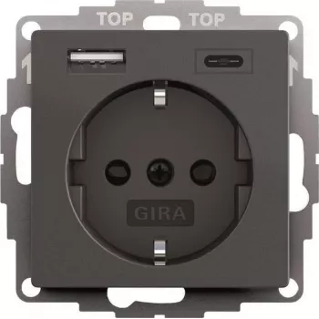 gira SCHUKO USB barošanas avots 2f System 55 modelis 245928