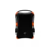 Ārējais korpuss Silicon Power Armor A30, 2,5 collu vienam diskam, USB 3.2 Gen 1, Micro-USB A, oranžs/melns