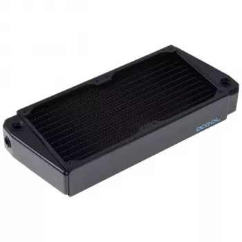 Alphacool NexXxoS XT45 Radiatora bloks - Misinš - Varš - Tērauds - Melns - 1/4 collas - 1,5 bar - 12 cm (14234)