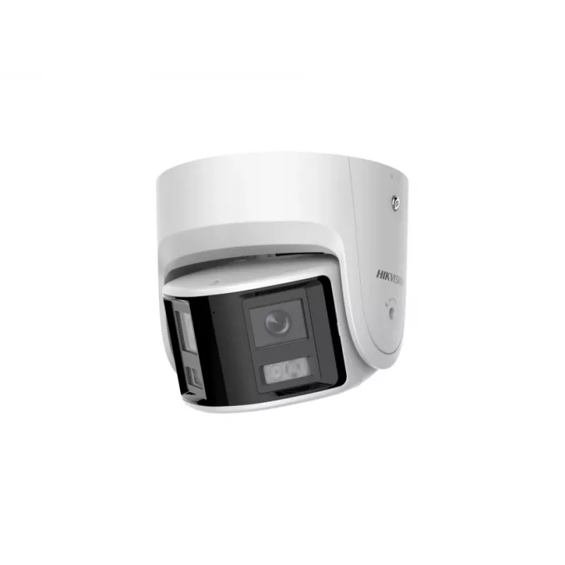IP drošības kamera Hikvision DS-2CD2346G2P-ISU/SL 4MP kupola, 2.8 mm objektīvs, 180° redzes lauks, IR 30 m, IP67, PoE/DC