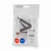 Adapteris SAVIO CL-201 no HDMI (M) uz VGA (F), HDMI A tipa uz D-Sub 15 kontaktu, līdz 1920x1200, balts