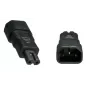 Microconnect PE147AD maiņspraudnis C14-C7 melns
