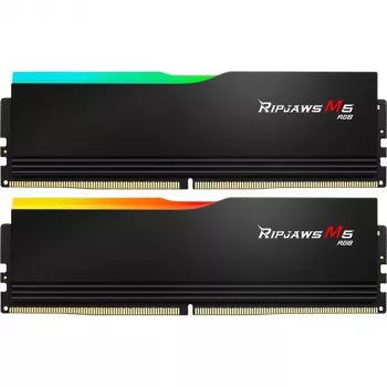 G.Skill Ripjaws M5 RGB 48 GB (2x 24 GB) DDR5-6000 CL30 Dual-Kit, melns, Intel XMP