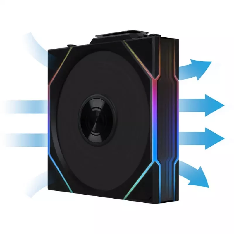 Lian Li UNI FAN TL 120mm ARGB korpusa ventilators - Melns