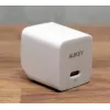 Mini sienas lādētājs AUKEY PA-Y20S Balts 1xUSB-C 20W PD Power Delivery