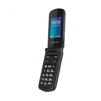 Salokāms telefons Kruger & Matz Iron 5 Flip KM0466 — Dual SIM, 2.4 collu ekrāns, IP68/IP69K, 1200 mAh