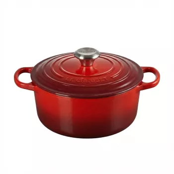 Le Creuset Signature Čuguna Apaļais Katls 18 cm sarkans