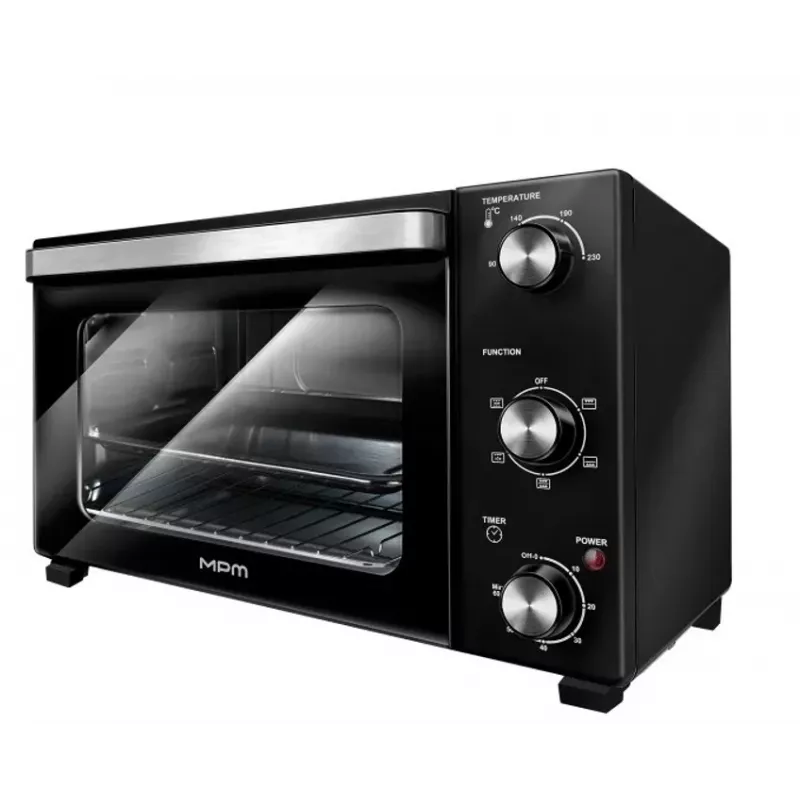 Elektriskā galda cepeškrāsns MPM MPE-16/T — 35 L, 1500 W, konvekcija, taimeris, stikla durvis