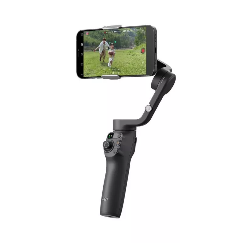 DJI Osmo Mobile 6 melns rokas kameras stabilizators ar motoriem